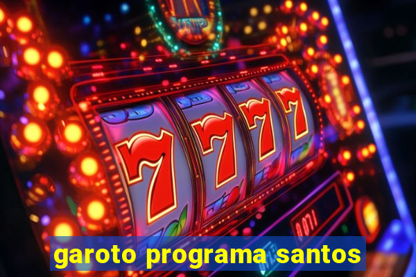 garoto programa santos